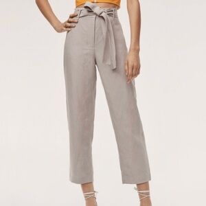 Aritzia Wilfred Jallade linen blend pants 0